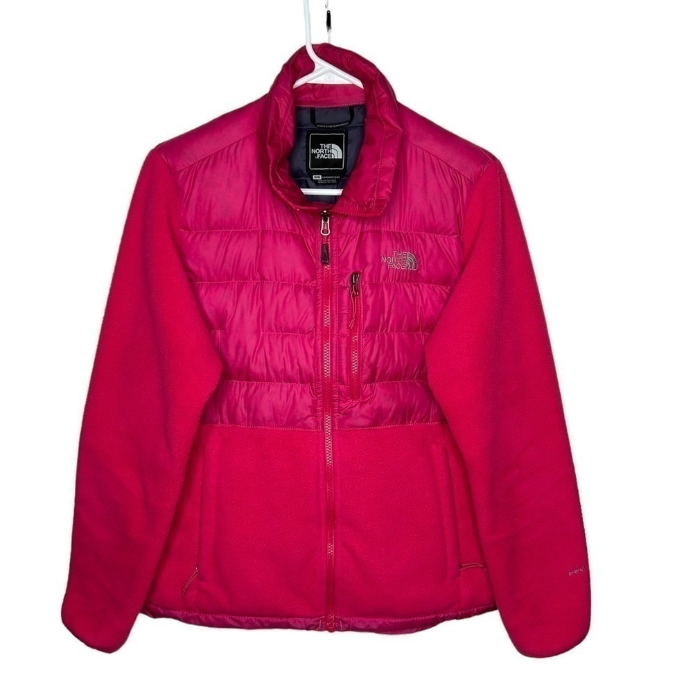 The North Face Pink Denali Down Polartec Jacket 550 size medium